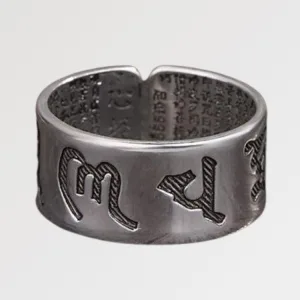 Bague Mantra Tibétain 'fujiwa'