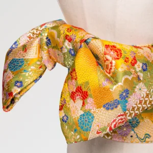 Ceinture Obi Jaune 'nanten'