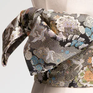 Ceinture Obi Noire 'tachibana'