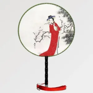 Éventail Japonais Rond Maiko 'handa'
