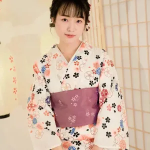 Kimono Japonais Femme Fleuri 'reiko'