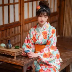 Kimono Japonais Femme Qualité 'kasumi'