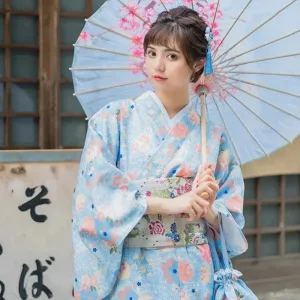 Kimono Japonais Traditionnel Femme 'eiko'