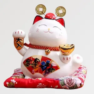 Maneki Neko Tirelire 'hiragana Cat'