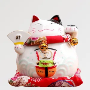 Maneki Neko Tirelire 'kanji Torii'