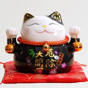 Maneki Neko Tirelire 'noir'
