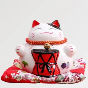 Tirelire Chat Japonais 'tambourin'