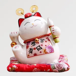 Tirelire Maneki Neko 'ukiyo Cat'