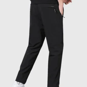 Pantalon Noir Streetwear 'shinshiro'