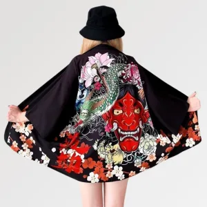 Veste Kimono Femme Démon 'oni'