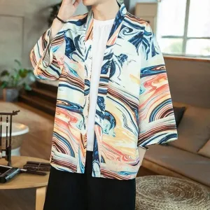 Veste Kimono Homme Moderne 'édition Kaïto'