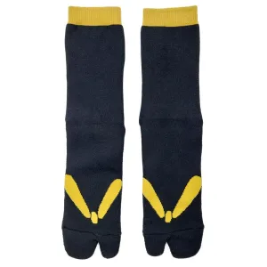 Chaussettes Japonaises Tongs Noir