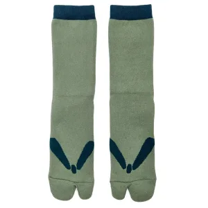 Chaussettes Japonaises Tongs Vert