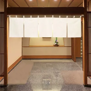 Noren Japonais Court Beige
