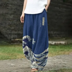 pantalon ample japonais moderne