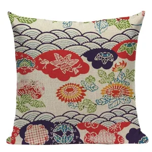 Taie D'oreiller Motif Japonais Shunjuu