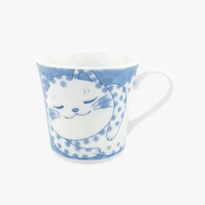Tasse Japonaise Chat À Pois
