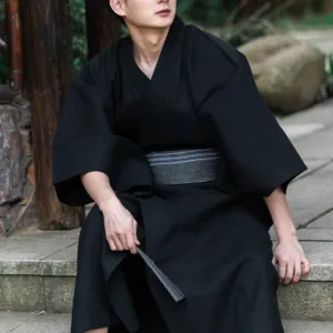 Kimono Homme Noir