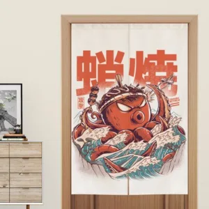 Rideau Imprimés Japonais