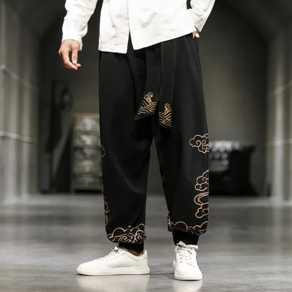 Pantalon Large Japonais Homme