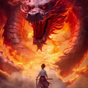 Tableau Dragon Japonais