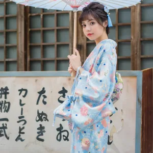 Véritable Kimono Japonais Femme
