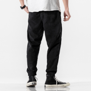 Pantalon En Velours Côtelé Pour Homme - Confortable Et Polyvalent - Pour Le Sport Et Les Loisirs - Taille élastique Avec Cordon - 10