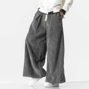 pantalon casual kenjiro en velours