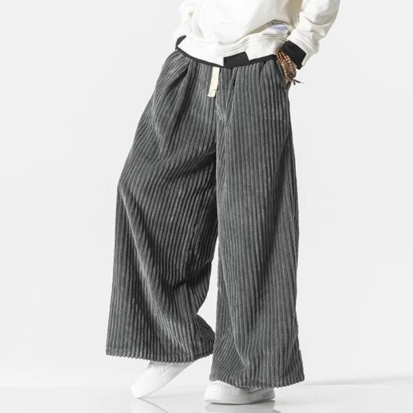 pantalon casual kenjiro en velours