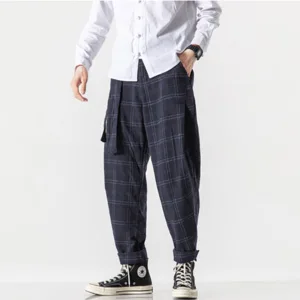 Yuichi - Pantalon En Velours Côtelé D'hiver Épais