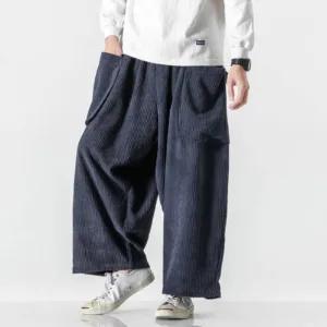 pantalon en velours côtelé pour homme