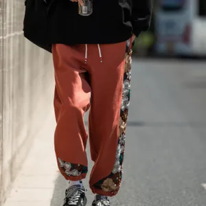 Suzu pantalon ample japonais