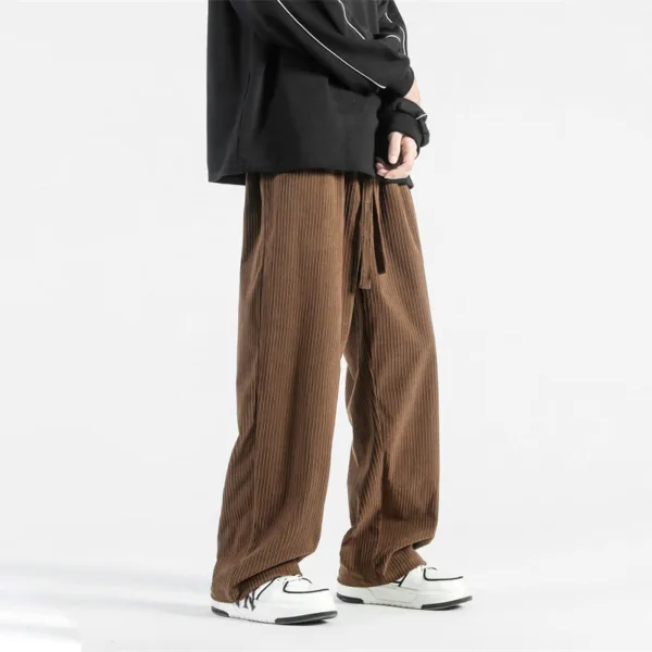 pantalon mode en velours Yuunyuu