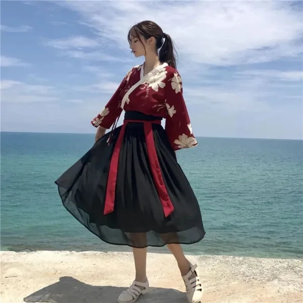 Ensemble Robe Japonaise Femme