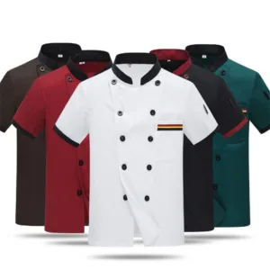 chef jacket hitsuishijima couleur rouge