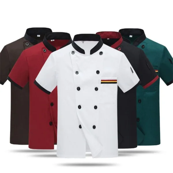 chef jacket hitsuishijima couleur rouge