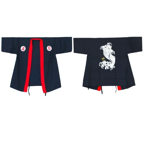 Chef Jacket Pisifero de couleur bleu