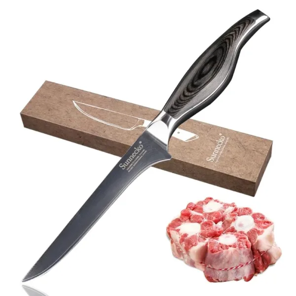 couteau de désossage en damas Tohoku