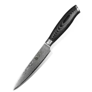 couteau en acier damassé Takami