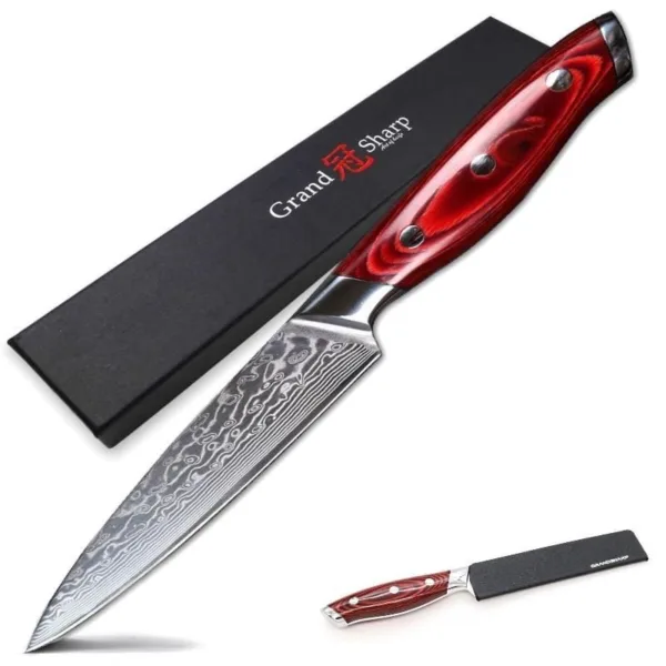 couteau en acier de Damas Nyu