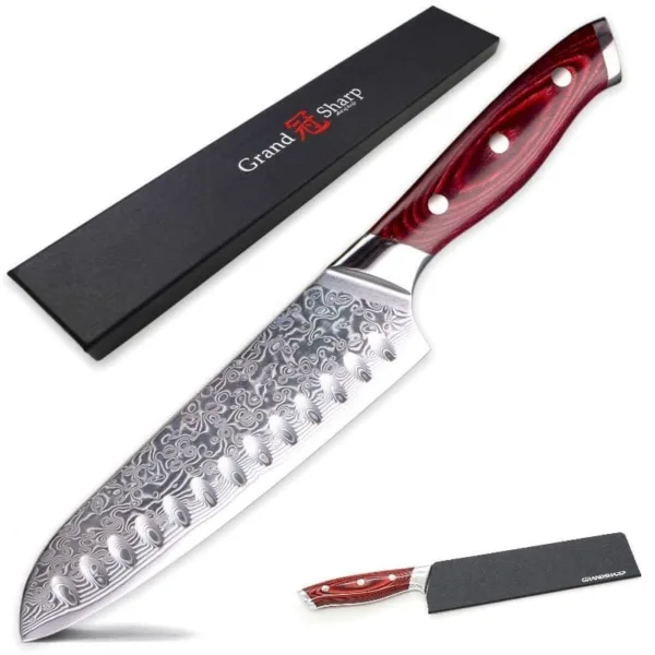 damascus knife shiretoko